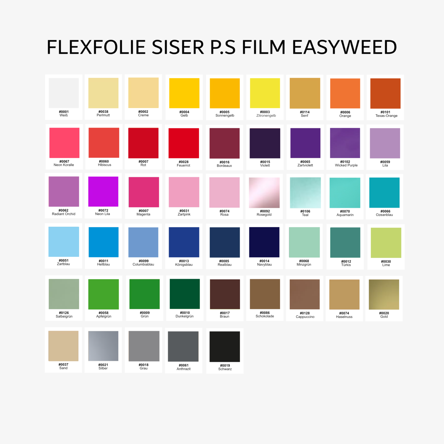 FLEXFOLIE SISER P S FILM EASYWEED Julia Wenig